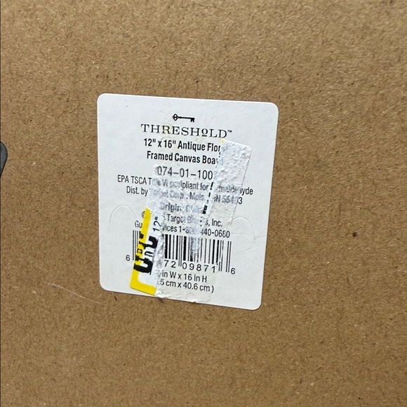 Threshold New Framed Floral Still Life Painting - Pink Roses in Vase - Picture 3 of 3